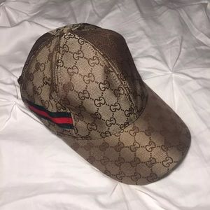 GUCCI GASHION CANVAS HAT